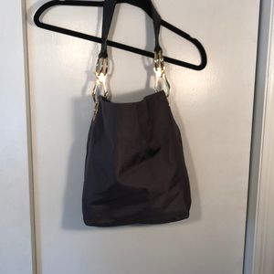 Woman’s JPK gray shoulder bag with paisley